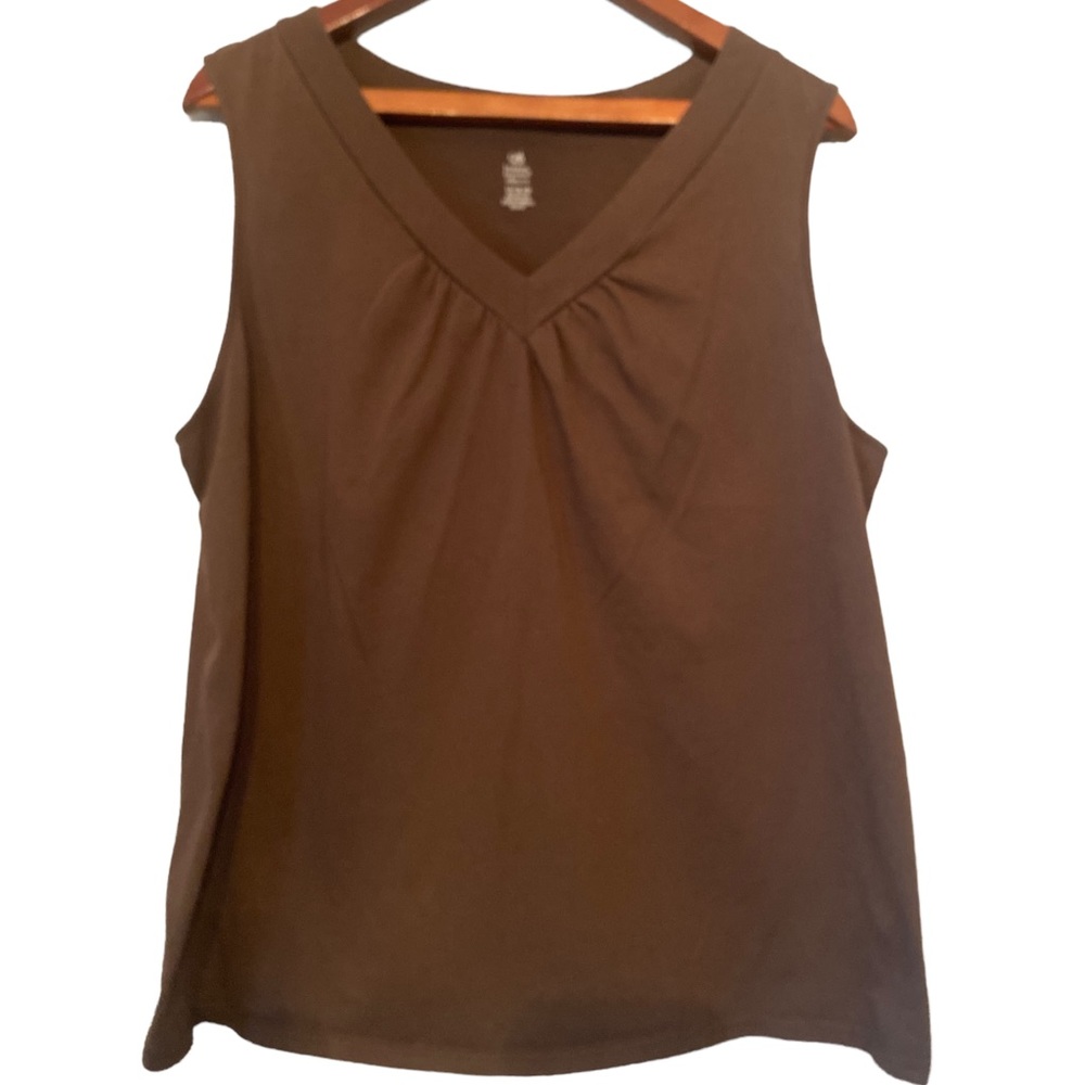 Bobbie Brooks Sleepwear Brown Sleeveless Shirt